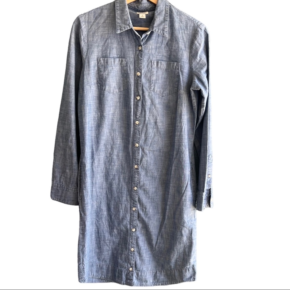 L.L. BEAN Chambray Shirt Dress
